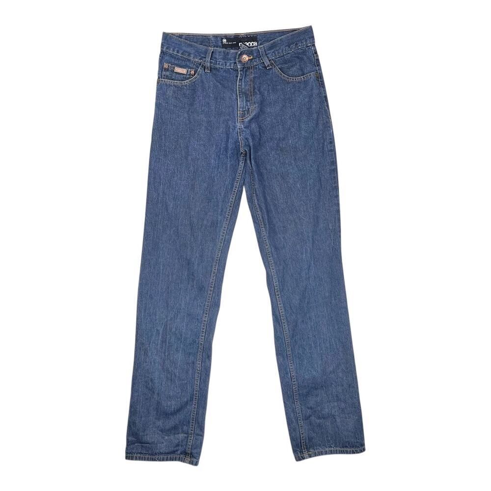 Mecca Jeans Mens 30x32 Blue Denim Y2K Straight Leg Vintage Streetwear